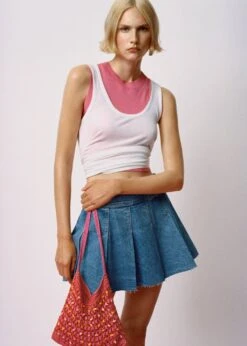 Minijupe En Jean Plissée 14 Minijupe En Jean Plissée -Mode Nouvelle Magasin 57073808 TM D7