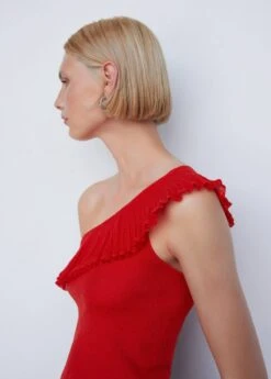 Top Volant Asymétrique -Mode Nouvelle Magasin 57073813 70 D1