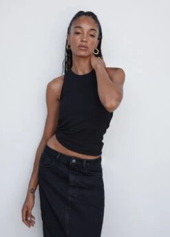 Top Emmanchures Américaines Dos Plongeant