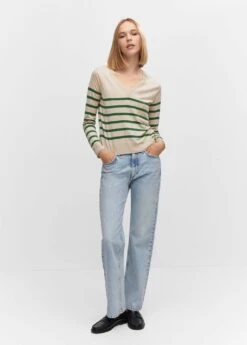 Pull-over Rayures Maille Fine -Mode Nouvelle Magasin 57074405 43 99999999 01