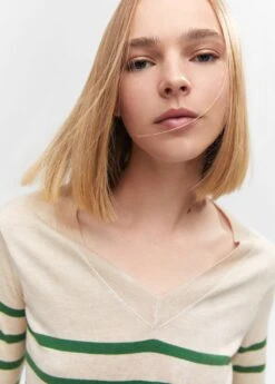 Pull-over Rayures Maille Fine -Mode Nouvelle Magasin 57074405 43 D1