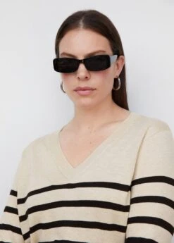 Pull-over Rayures Maille Fine -Mode Nouvelle Magasin 57074405 99 D5