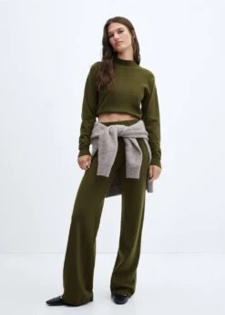 Pantalon Maille Wideleg -Mode Nouvelle Magasin 57075793 37 99999999 01