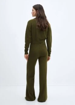 Pantalon Maille Wideleg -Mode Nouvelle Magasin 57075793 37 D1