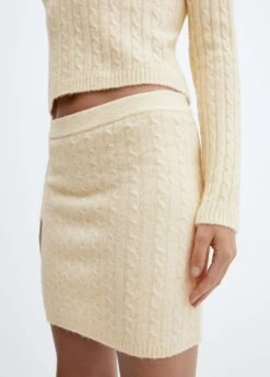 Minijupe Maille Torsadée -Mode Nouvelle Magasin 57075804 11 D6