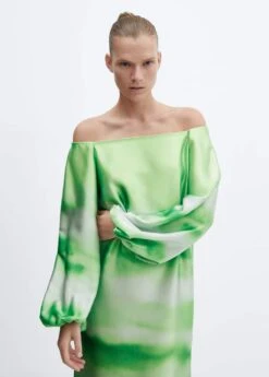 Robe Dégradée épaules Dénudées