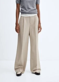 Pantalon De Costume à Rayures