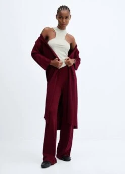 Cardigan Long Maille Fine -Mode Nouvelle Magasin 57076308 77 99999999 01