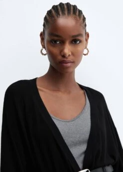 Cardigan Long Maille Fine -Mode Nouvelle Magasin 57076308 99 D1