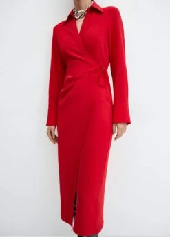 Robe Chemisier Croisée -Mode Nouvelle Magasin 57077755 70 D6