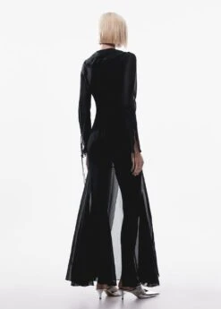 Robe Volants Manches Cloche 11 Robe Volants Manches Cloche -Mode Nouvelle Magasin 57077759 99 R