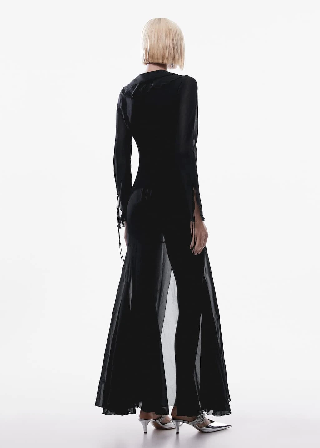 Robe Volants Manches Cloche 3 Robe Volants Manches Cloche – Image 3