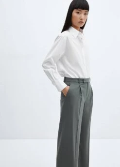 Pantalon Droit Laine -Mode Nouvelle Magasin 57077761 92 D1