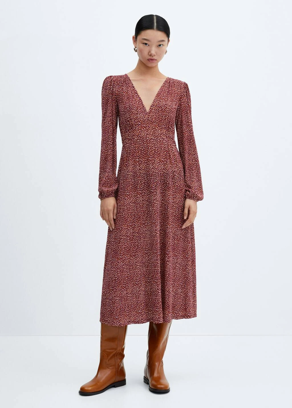 Robe Texturée Imprimée 2 Robe Texturée Imprimée – Image 2