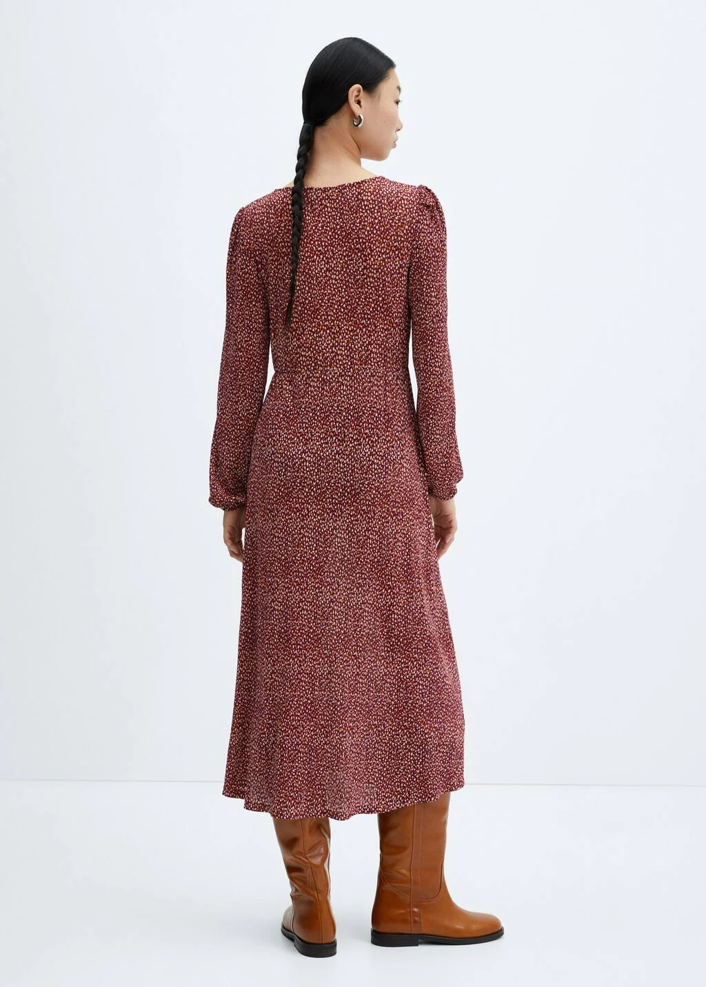 Robe Texturée Imprimée 3 Robe Texturée Imprimée – Image 3