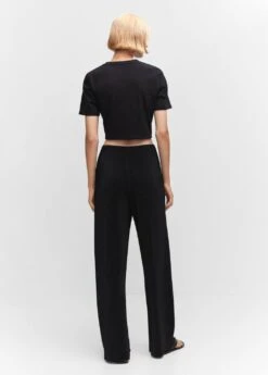 Pantalon Droit Plissé -Mode Nouvelle Magasin 57083811 99 R