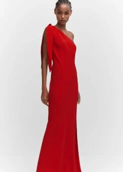 Robe Asymétrique Nœud -Mode Nouvelle Magasin 57083814 70