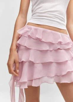 Jupe Gaze Volants -Mode Nouvelle Magasin 57084433 83 D6