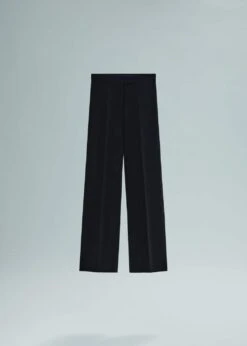 Pantalon Tailleur Palazzo Détails Satinés -Mode Nouvelle Magasin 57084783 99 B