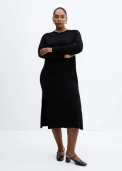 Robe Maille Col Rond -Mode Nouvelle Magasin 57085793 99 D3