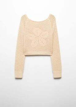 Pull-over Col Bateau Ajouré -Mode Nouvelle Magasin 57086727 10 B