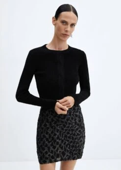 Cardigan Maille Chenille