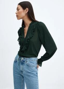 Blouse Fluide Volantée -Mode Nouvelle Magasin 57087745 43