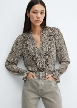 Blouse Fluide Volantée