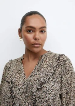 Blouse Fluide Volantée -Mode Nouvelle Magasin 57087745 99 D4