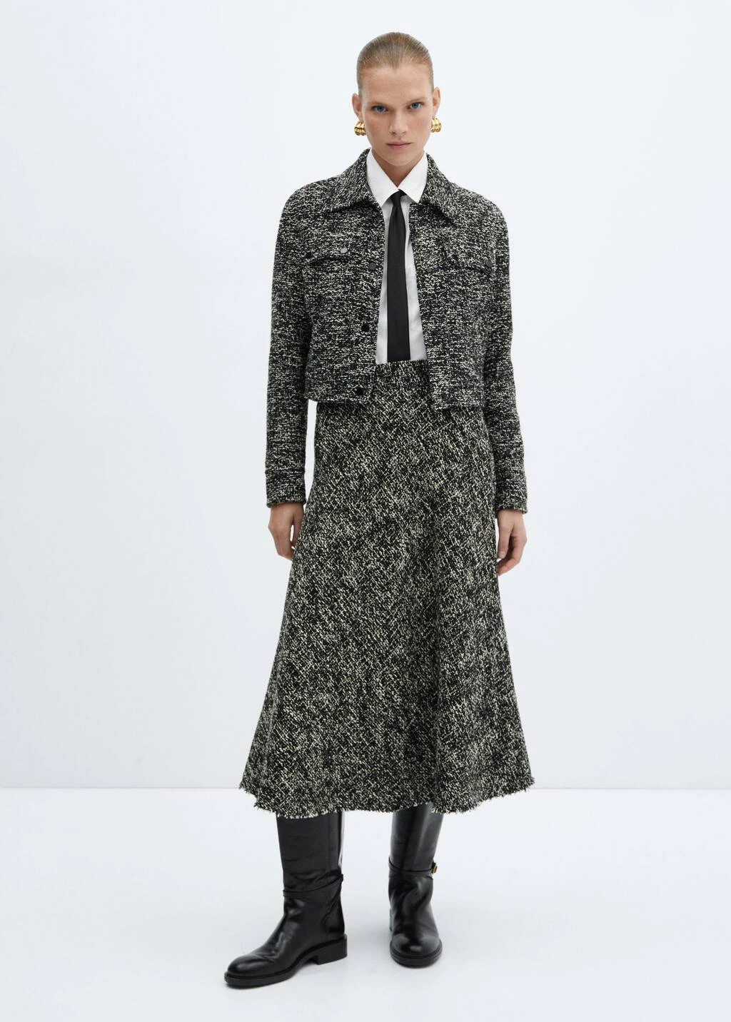 Jupe Midi Tweed 2 Jupe Midi Tweed – Image 2