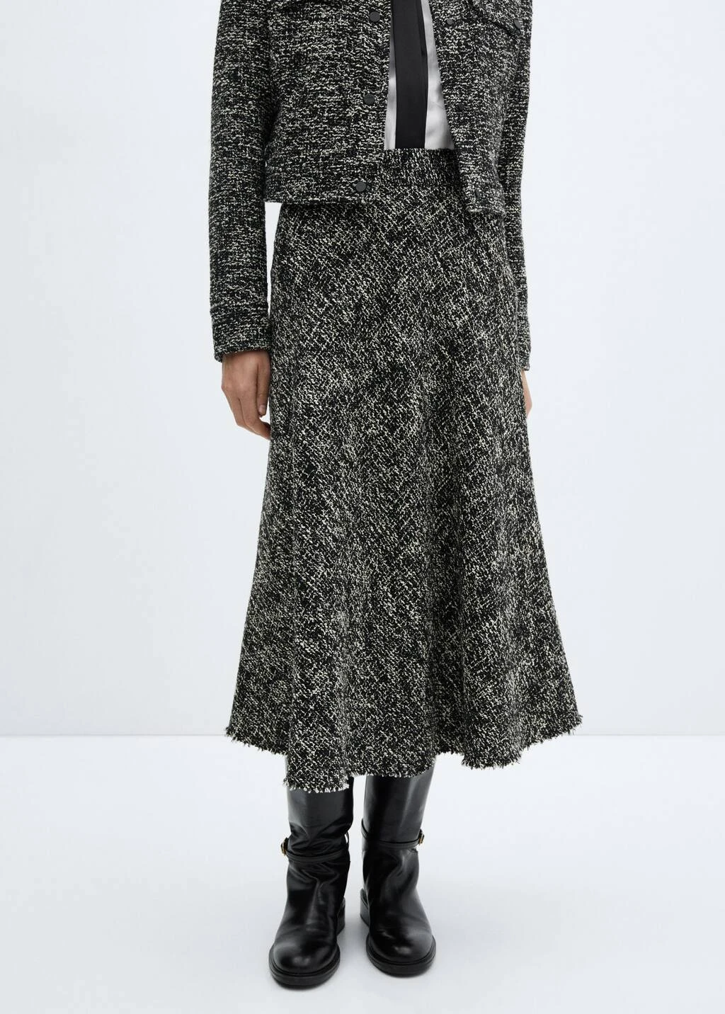 Jupe Midi Tweed 1 Jupe Midi Tweed