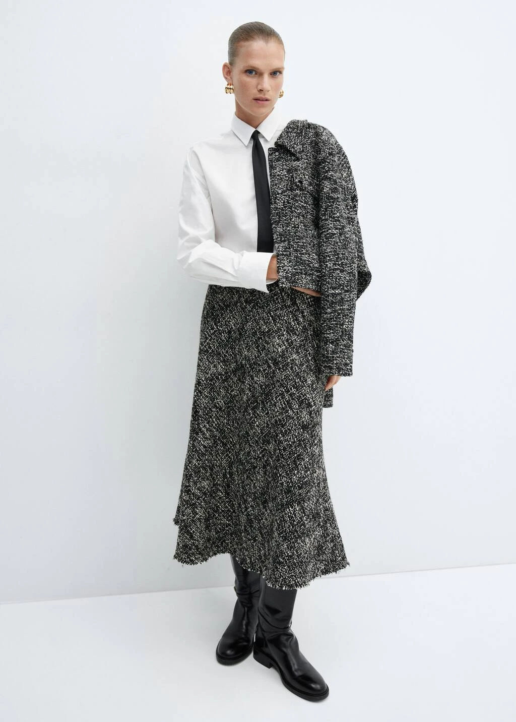 Jupe Midi Tweed 5 Jupe Midi Tweed – Image 5