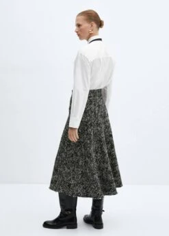 Jupe Midi Tweed 9 Jupe Midi Tweed -Mode Nouvelle Magasin 57087751 99 R