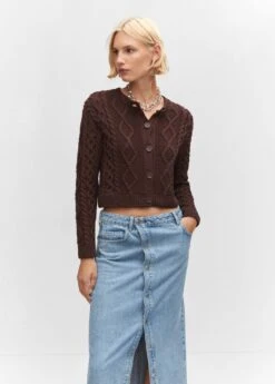 Cardigan Maille Torsadée