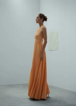 Robe Plissée Détail Nœud -Mode Nouvelle Magasin 57095149 08 D2