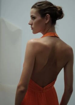 Robe Plissée Détail Nœud -Mode Nouvelle Magasin 57095149 20 D6