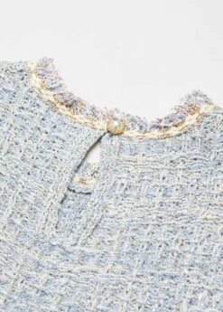 Top Tweed Bouton Bijou -Mode Nouvelle Magasin 57095805 50 D8