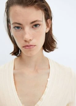 Cardigan Côtelé Boutons -Mode Nouvelle Magasin 57095807 05 D1