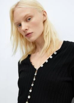 Cardigan Côtelé Boutons -Mode Nouvelle Magasin 57095807 99 D1