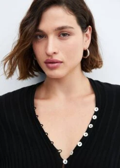 Cardigan Côtelé Boutons -Mode Nouvelle Magasin 57095807 99 D4