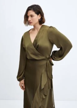 Robe Cache-cœur à Volant -Mode Nouvelle Magasin 57095978 37 D5