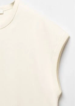 T-shirt Sans Manches Coton -Mode Nouvelle Magasin 57097715 05 D8