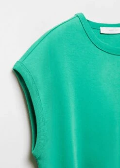 T-shirt Sans Manches Coton -Mode Nouvelle Magasin 57097715 43 D8