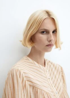 Blouse Boutons Manches Bouffantes -Mode Nouvelle Magasin 57097731 02 D1